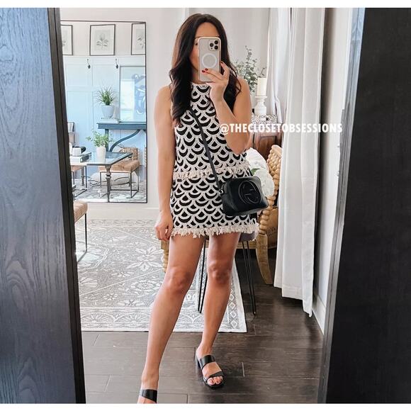 MANGO BLOGGER FAVE!!! Co-Ord Set Crochet Top and Mini Skirt NWT - Picture 14 of 16